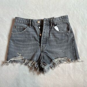 Grey Zara Denim Shorts
